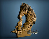 Horses, 3D STL Model 15251