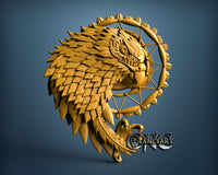 Hawk Dream Catcher, 3D STL Model 15263