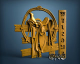 Western, 3D STL Model 15264