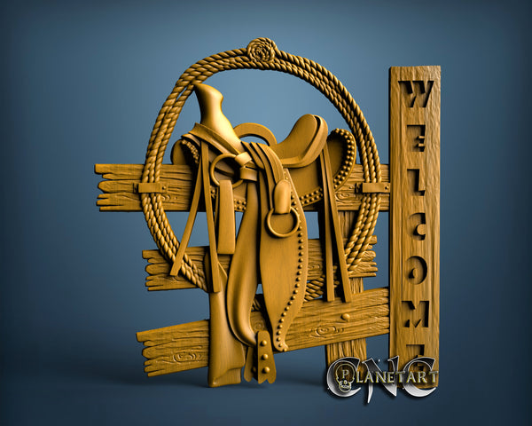 Western, 3D STL Model 15264
