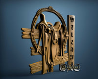 Western, 3D STL Model 15264