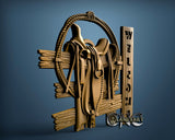 Western, 3D STL Model 15264