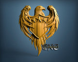 USA Eagle, 3D STL Model 15272
