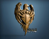 USA Eagle, 3D STL Model 15272