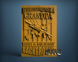 USA Military Grandpa, 3D STL Model 15274