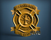 Firefighter, 3D STL Model 15275