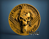 Garage Skull, 3D STL Model 15281