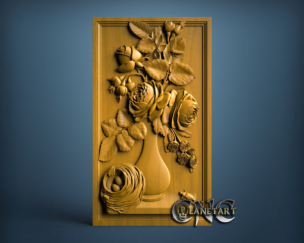 Flowers, 3D STL Model 15289