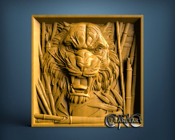 Tiger, 3D STL Model 15292