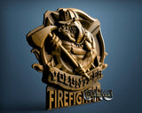 Firefighter, 3D STL Model 15296