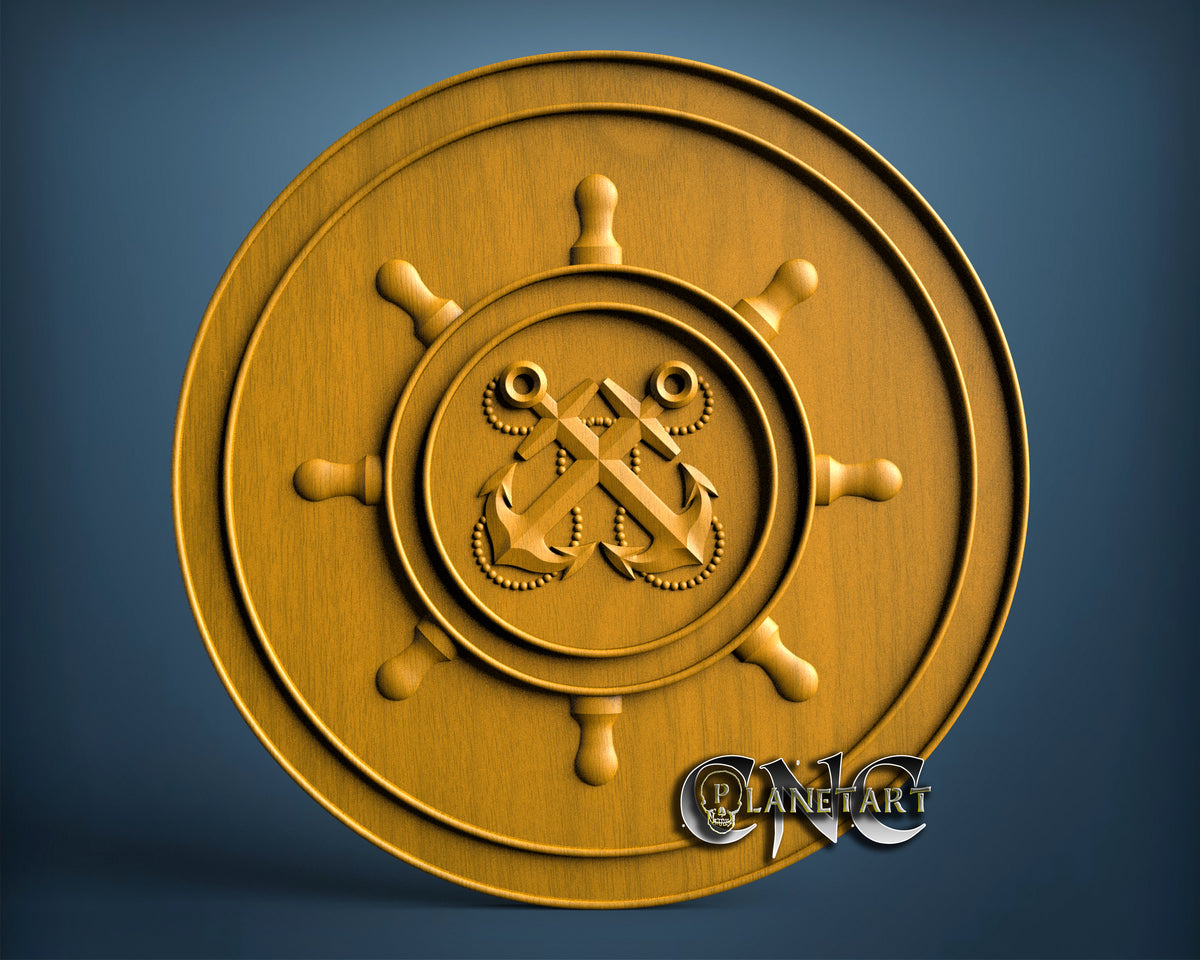 Navy Craftmaster Badge, 3D STL Model 15302 – Cnc Planet Art