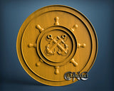 Navy Craftmaster Badge, 3D STL Model 15302