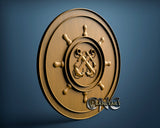 Navy Craftmaster Badge, 3D STL Model 15302