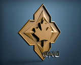 Canadian Mobile Command Badge, 3D STL Model 15305