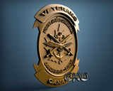 Canadian Army Veterans Badge, 3D STL Model 15306