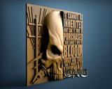 Lineman Skull, 3D STL Model 15309