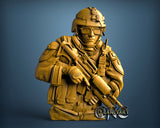 Soldier3D STL Model 15314