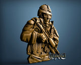 Soldier3D STL Model 15314