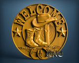 Welcome, 3D STL Model 15318