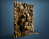 Girl & Owl, 3D STL Model 15321