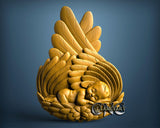 A little Angel, 3D STL Model 15326