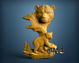 Bear, 3D STL Model 15339