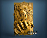 Bear were wolf, 3D STL Model 15330