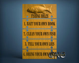 Fishing Rules, 3D STL Model 15333