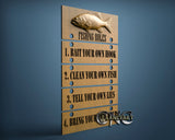 Fishing Rules, 3D STL Model 15333