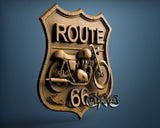Route 66, 3D STL Model 15340