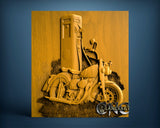 Gas Station, 3D STL Model 15343