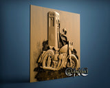 Gas Station, 3D STL Model 15343