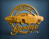 Muscle Garage, 3D STL Model 15347