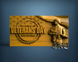 USA Veteran Day, 3D STL Model 15349