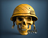 Skull Bullet, 3D STL Model 15355