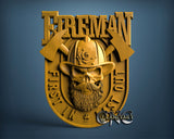 Fireman, 3D STL Model 15358