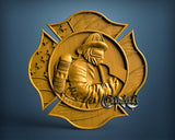 USA Firefighter, 3D STL Model 15359