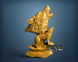 Wolfs, 3D STL Model 15384