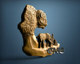 Bison, 3D STL Model 15385