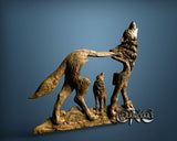 Wolves, 3D STL Model 15387
