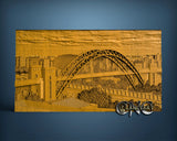 Newcastle UK, 3D STL Model 15395