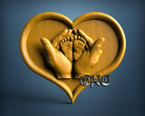 Love New Born, 3D STL Model 15397