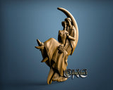 Love to the Moon, 3D STL Model 15398
