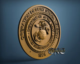 USA Veteran Navy, 3D STL Model 15405