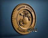 USA Marine Corps, 3D STL Model 15406