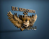 US. Navy Chiefs, 3D STL Model 15414
