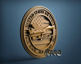 U.S. Air Force Aim High, 3D STL Model 15416