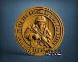 USA Soldier, 3D STL Model 15422