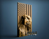 USA Eagle, 3D STL Model 15426