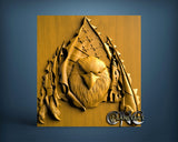 USA Eagle, 3D STL Model 15431